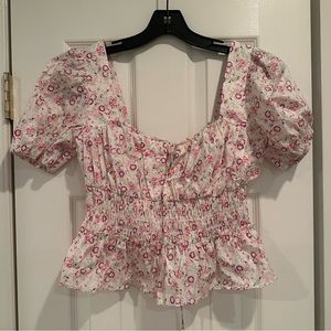 WAYF floral top